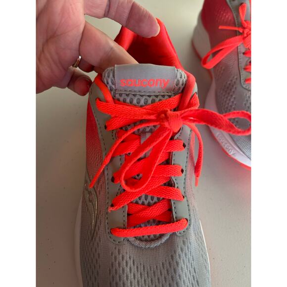 Saucony Grid Women Shoes Size 9.5 Sneaker Silver Pink S30024-1 - Picture 9 of 12